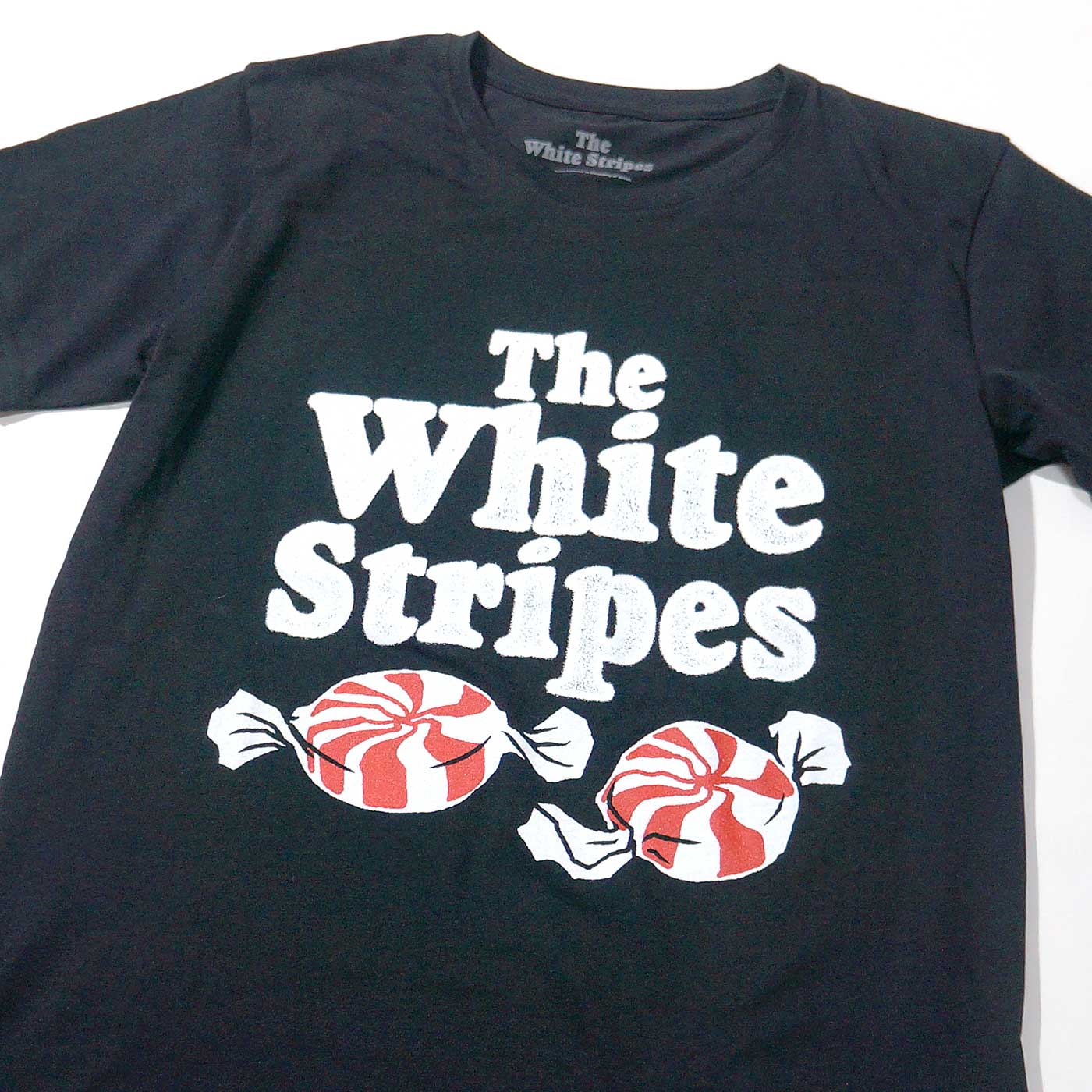 The WHITE STRIPES T����� Peppermints-Black