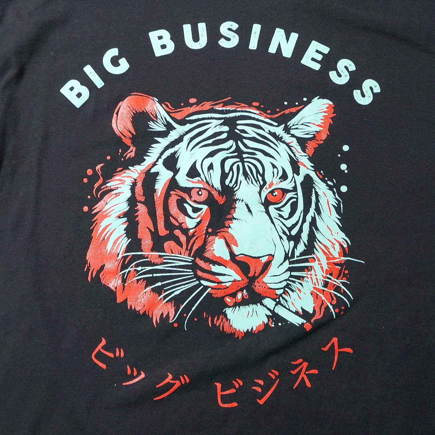 BIG BUSINESS ���� ���󥰥��꡼��T����� Smoking Tiger-Black