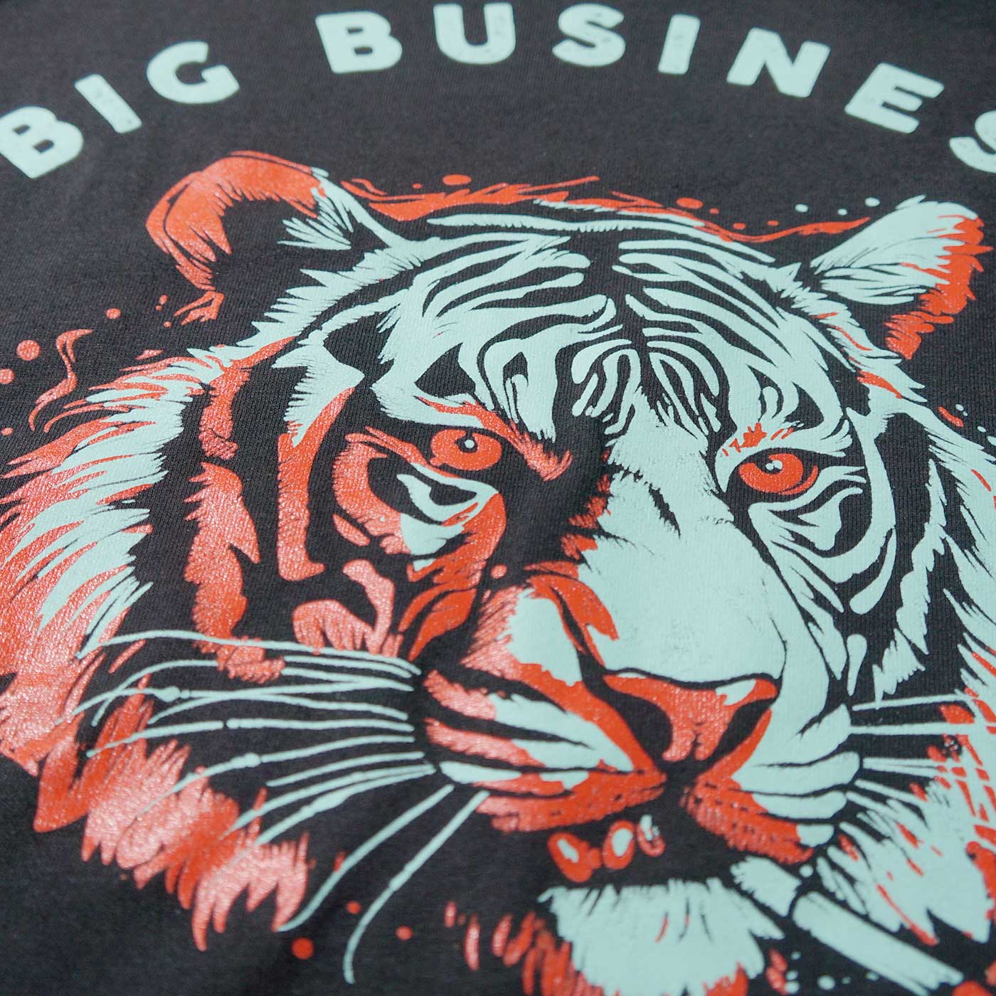 BIG BUSINESS ���� ���󥰥��꡼��T����� Smoking Tiger-Black