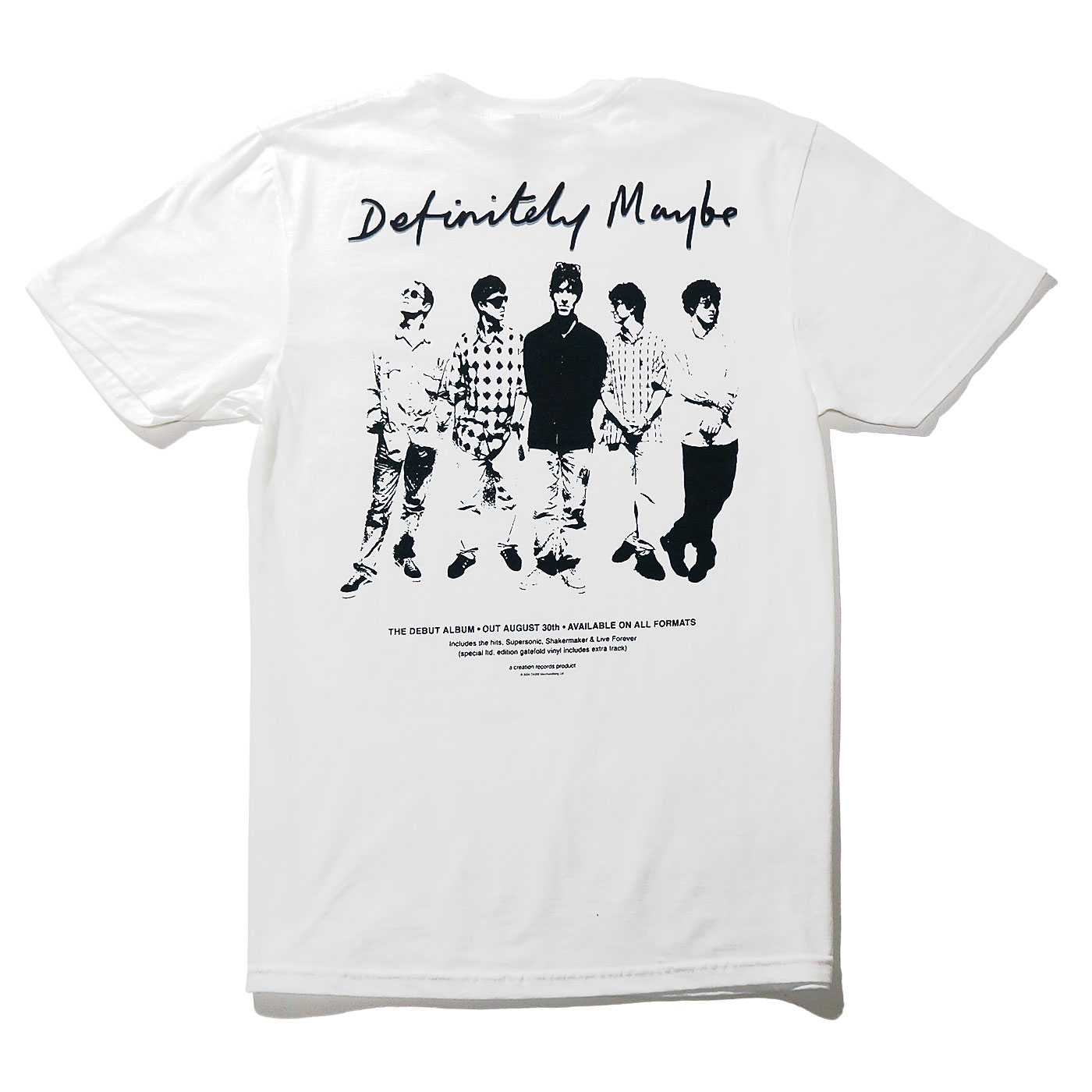 OASIS T����� Definitely Maybe Promo-White