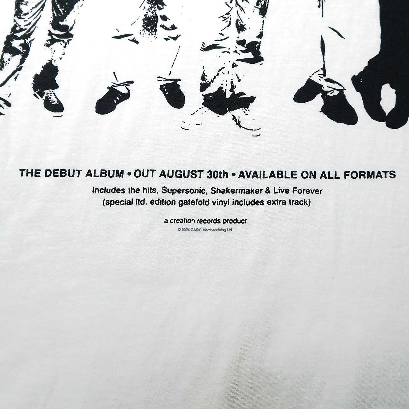 OASIS T����� Definitely Maybe Promo-White