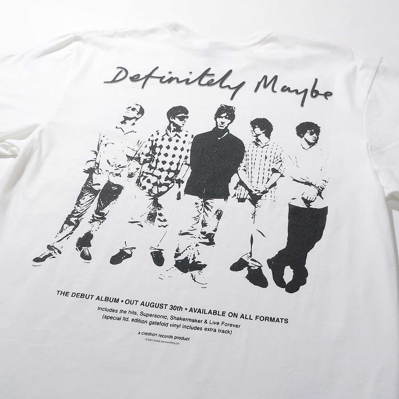OASIS T����� Definitely Maybe Promo-White
