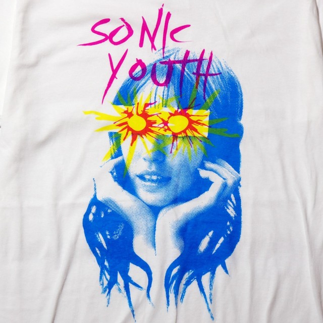 Sonic Youth T Sunburst -White