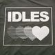 IDLES T����� Stone Wash Gradient Heart-Green