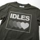 IDLES T����� Stone Wash Gradient Heart-Green