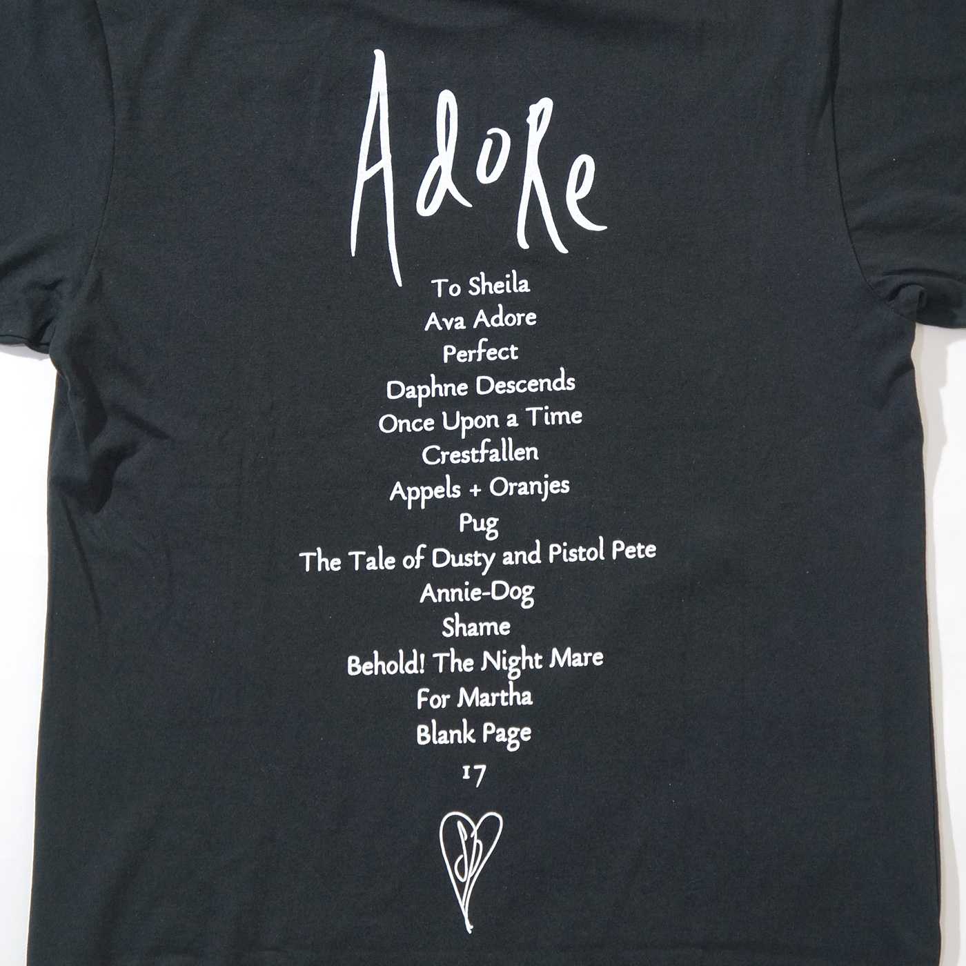 The SMASHING PUMPKINS T Adore-Black