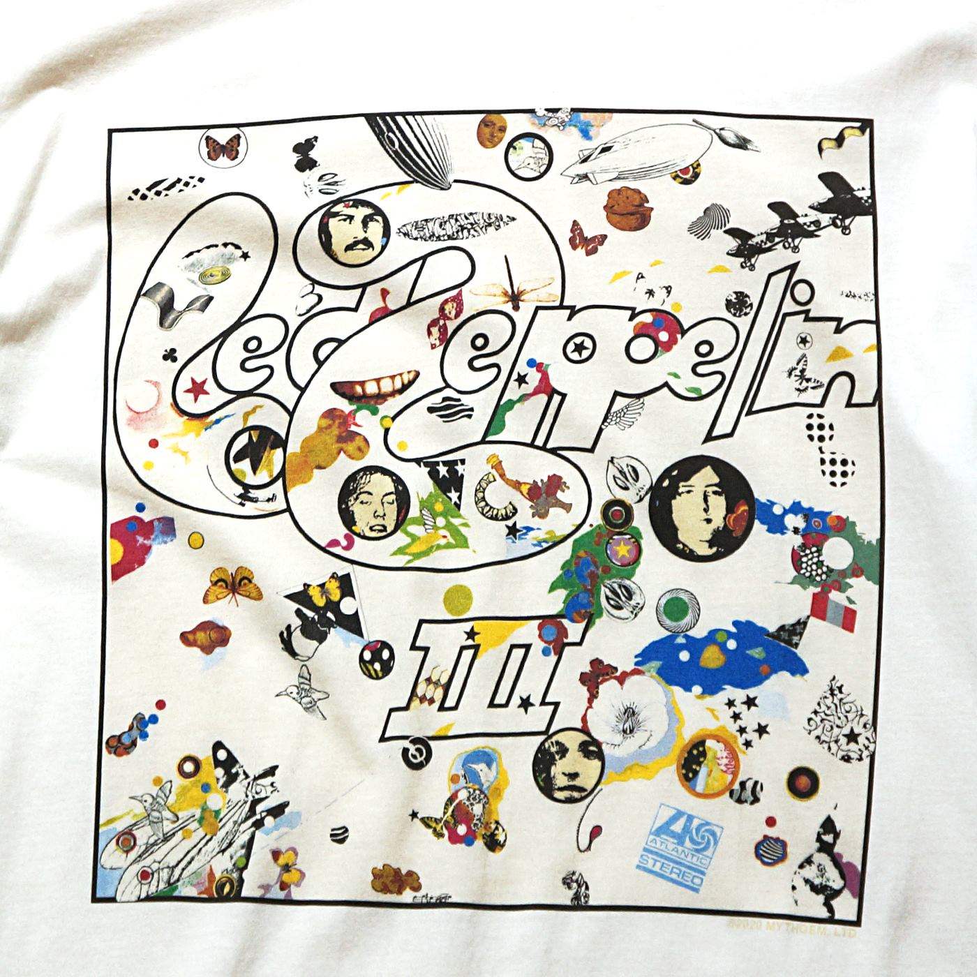 LED ZEPPELIN Tシャツ III Album-White | OSOMALO バンドTシャツ