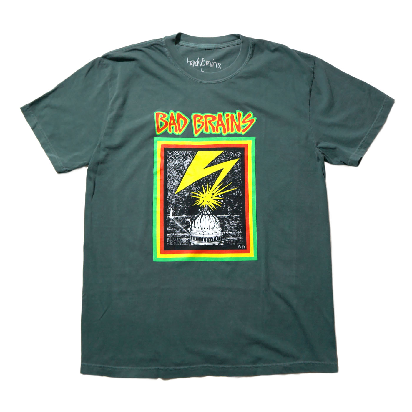 BAD BRAINS Tシャツ Capitol Strike-Blue Spruce | OSOMALO バンドT