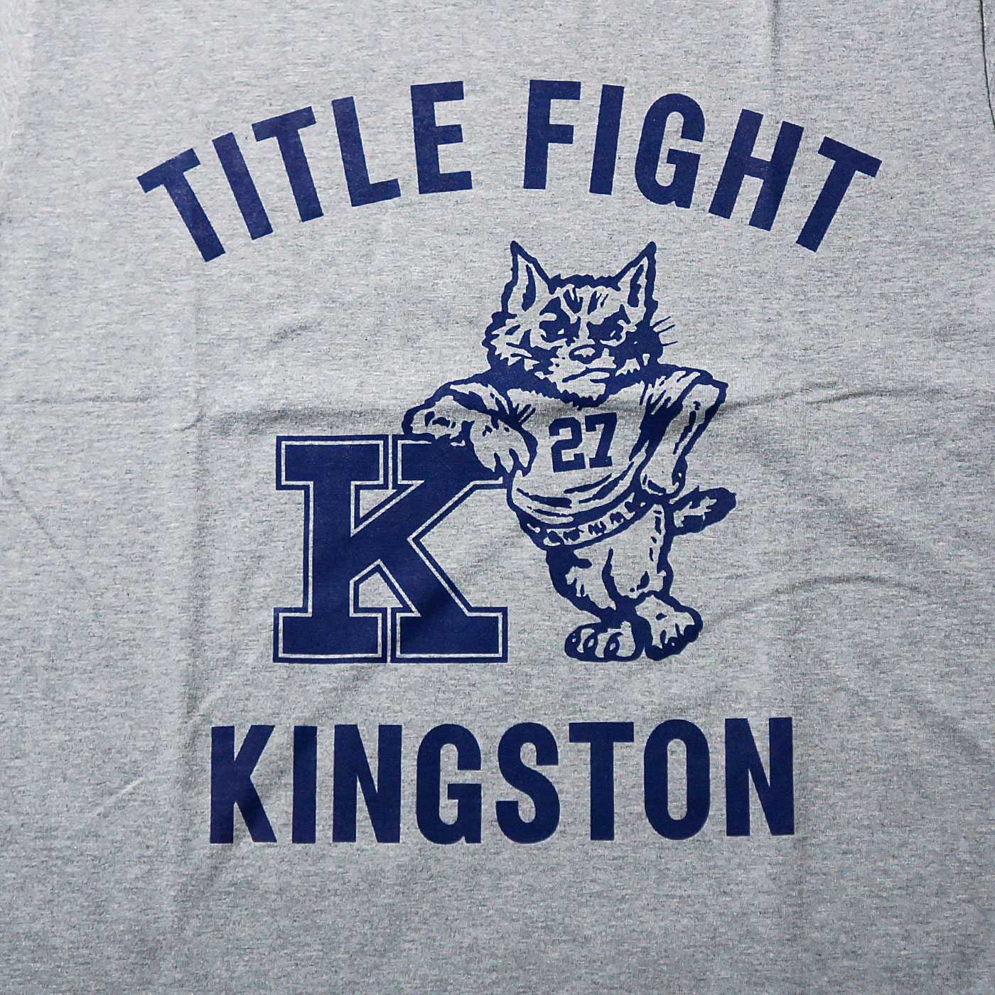 TITLE FIGHT Tシャツ Varsity-Grey | OSOMALO バンドTシャツの通販