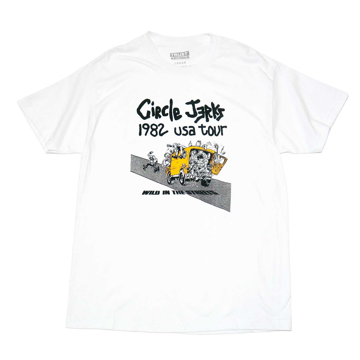 ��SALE��CIRCLE JERKS T����� Wild In The Streets-White