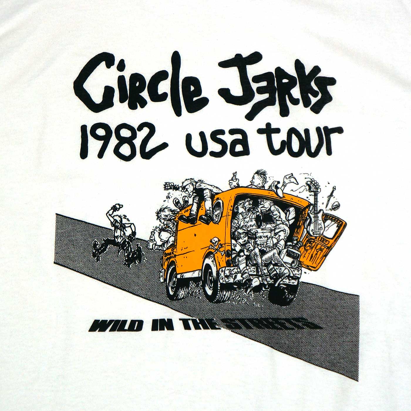 ��SALE��CIRCLE JERKS T����� Wild In The Streets-White