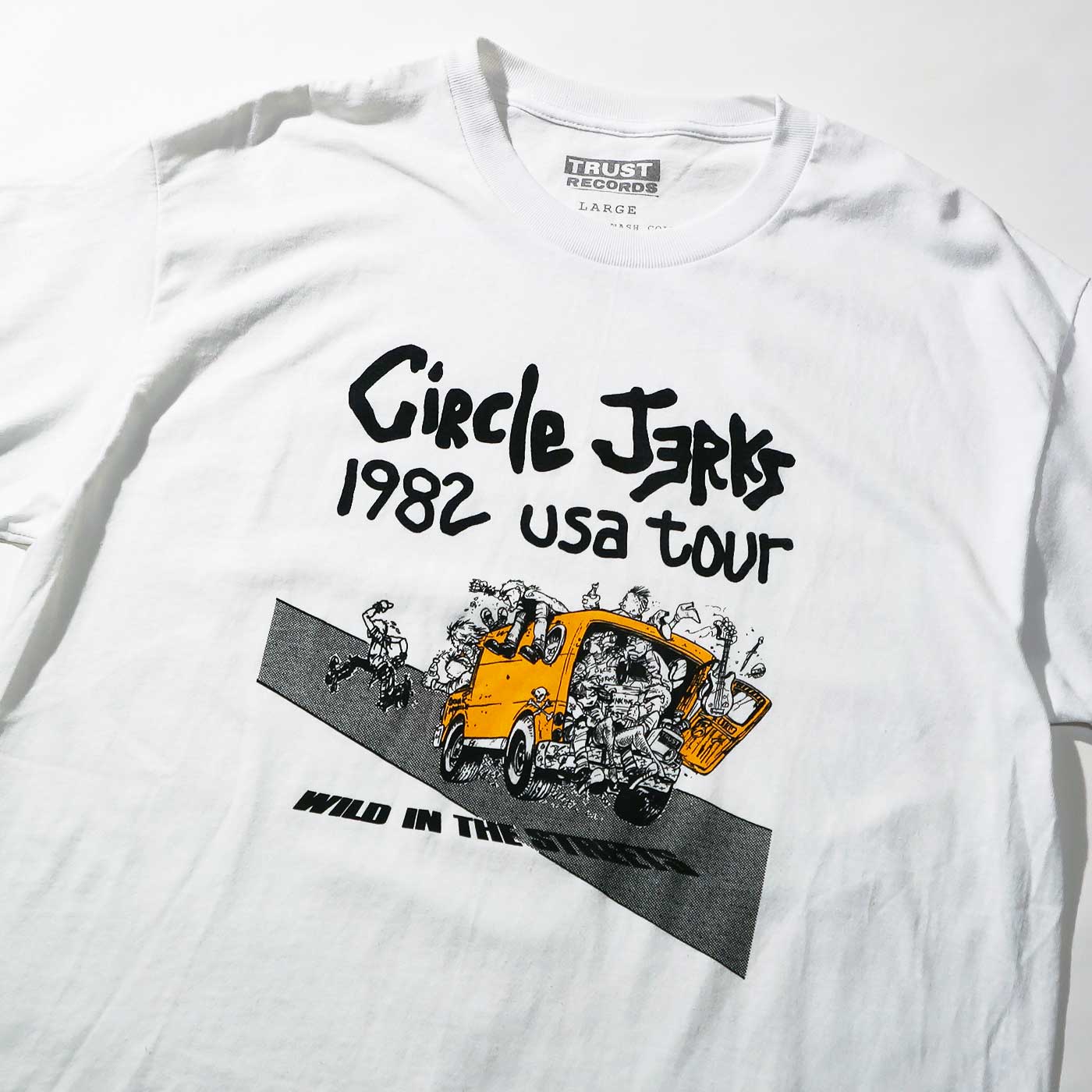 ��SALE��CIRCLE JERKS T����� Wild In The Streets-White