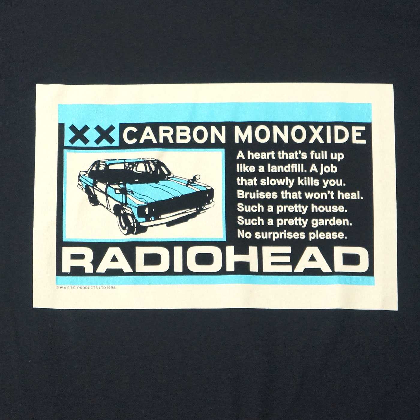 RADIOHEAD レディオヘッド パーカー　L　w.a.s.t.e. 黒 2025年最新】radiohead パーカーの人気アイテム - メルカリ