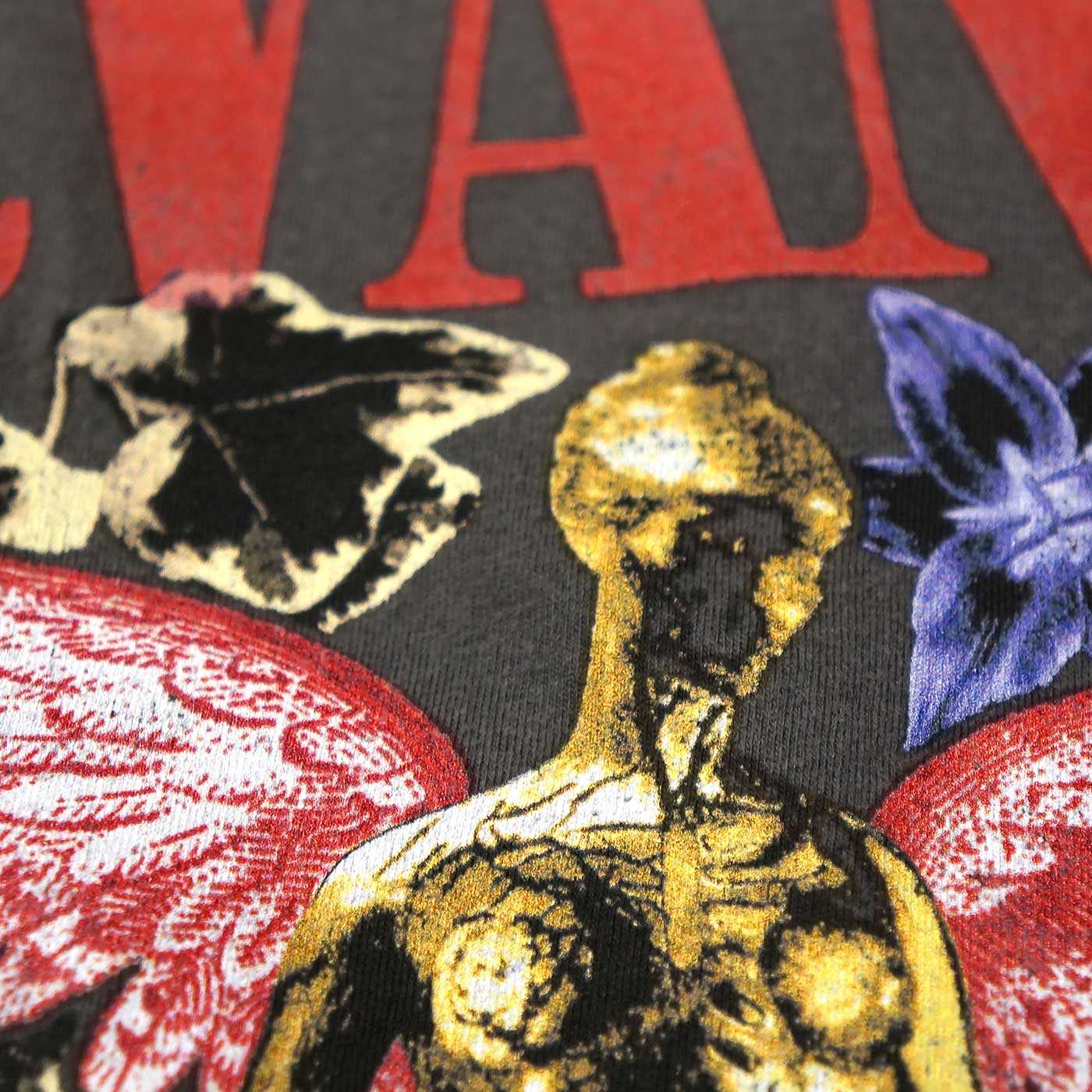 NIRVANA T����� In Utero Vintage Collage-Grey