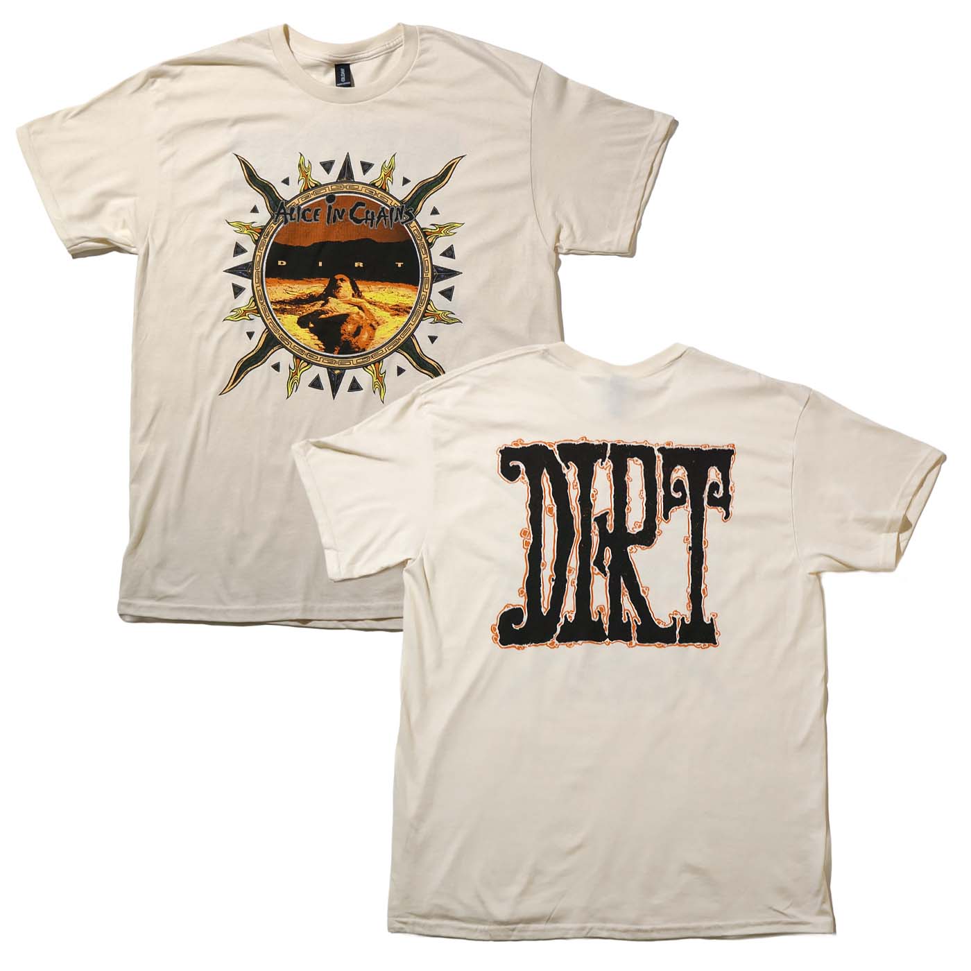 ALICE IN CHAINS Tシャツ Vintage Dirt Sun-Natural | OSOMALO バンドT