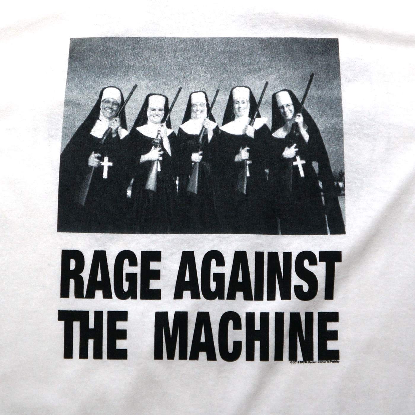 RAGE AGAINST THE MACHINE Tシャツ Nuns and Guns-White | OSOMALO