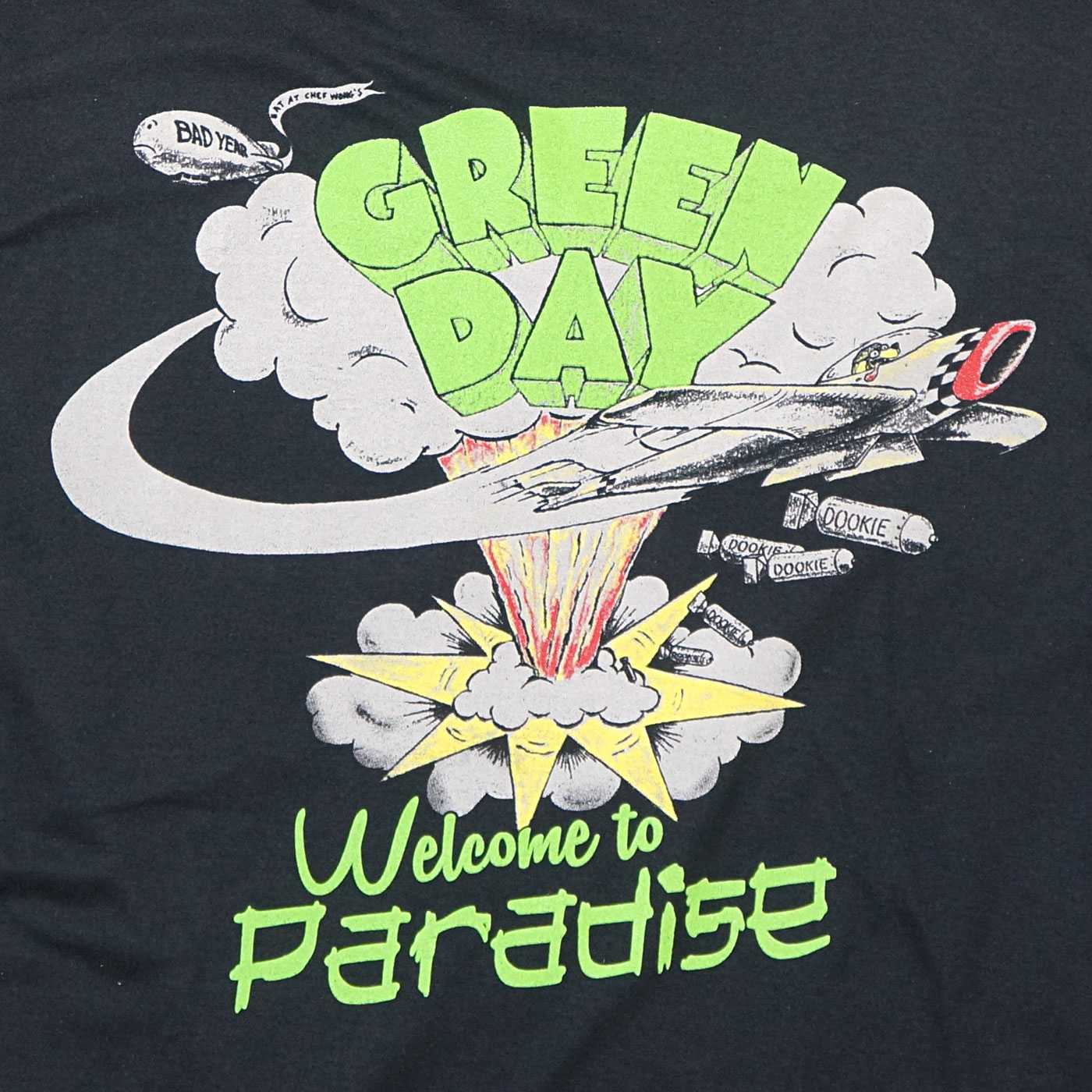GREEN DAY Tシャツ Welcome To Paradise-Black | OSOMALO バンドT 
