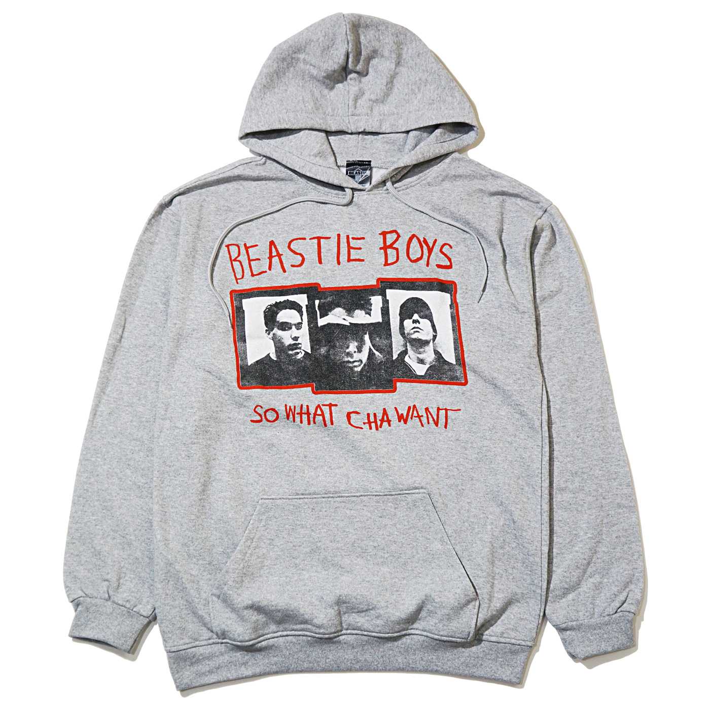 BEASTIE BOYS パーカー So What Cha Want-Grey