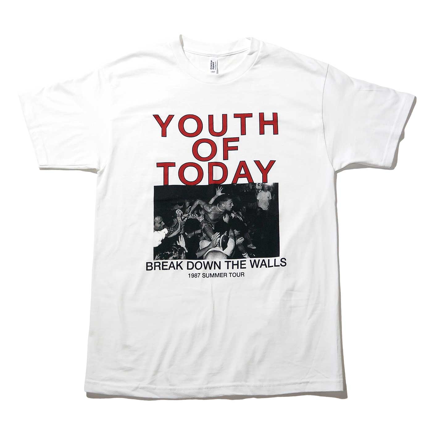YOUTH OF TODAY T����� 1987 Summer Tour-White