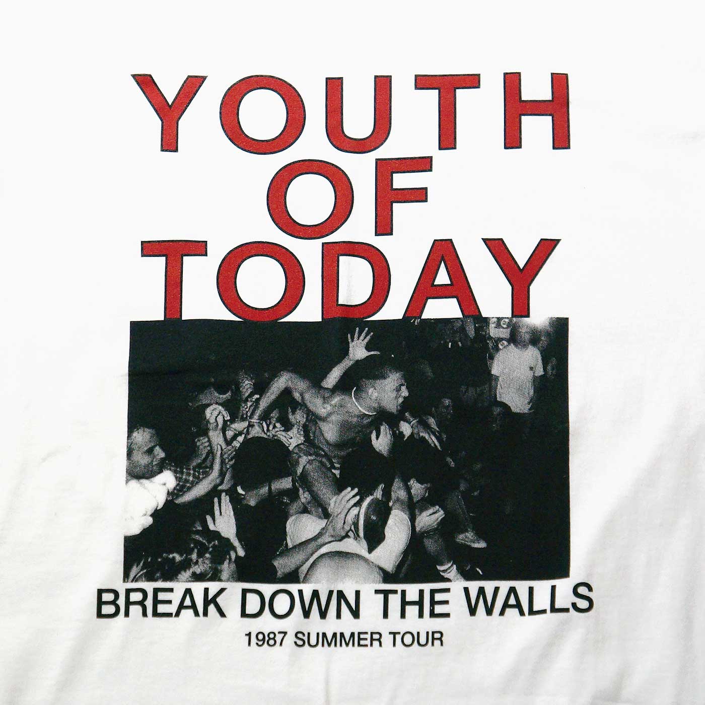 YOUTH OF TODAY T����� 1987 Summer Tour-White