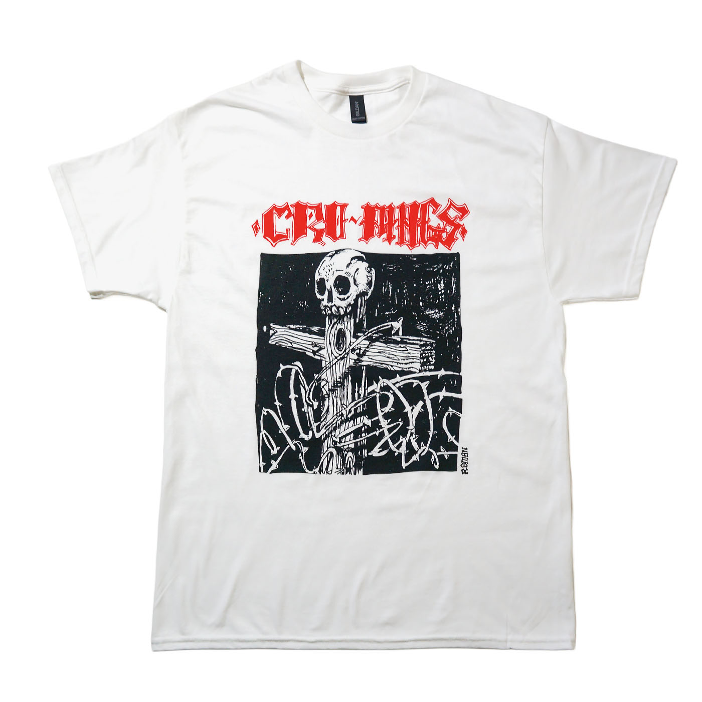 CRO-MAGS Tシャツ Cross-White | OSOMALO バンドTシャツの通販