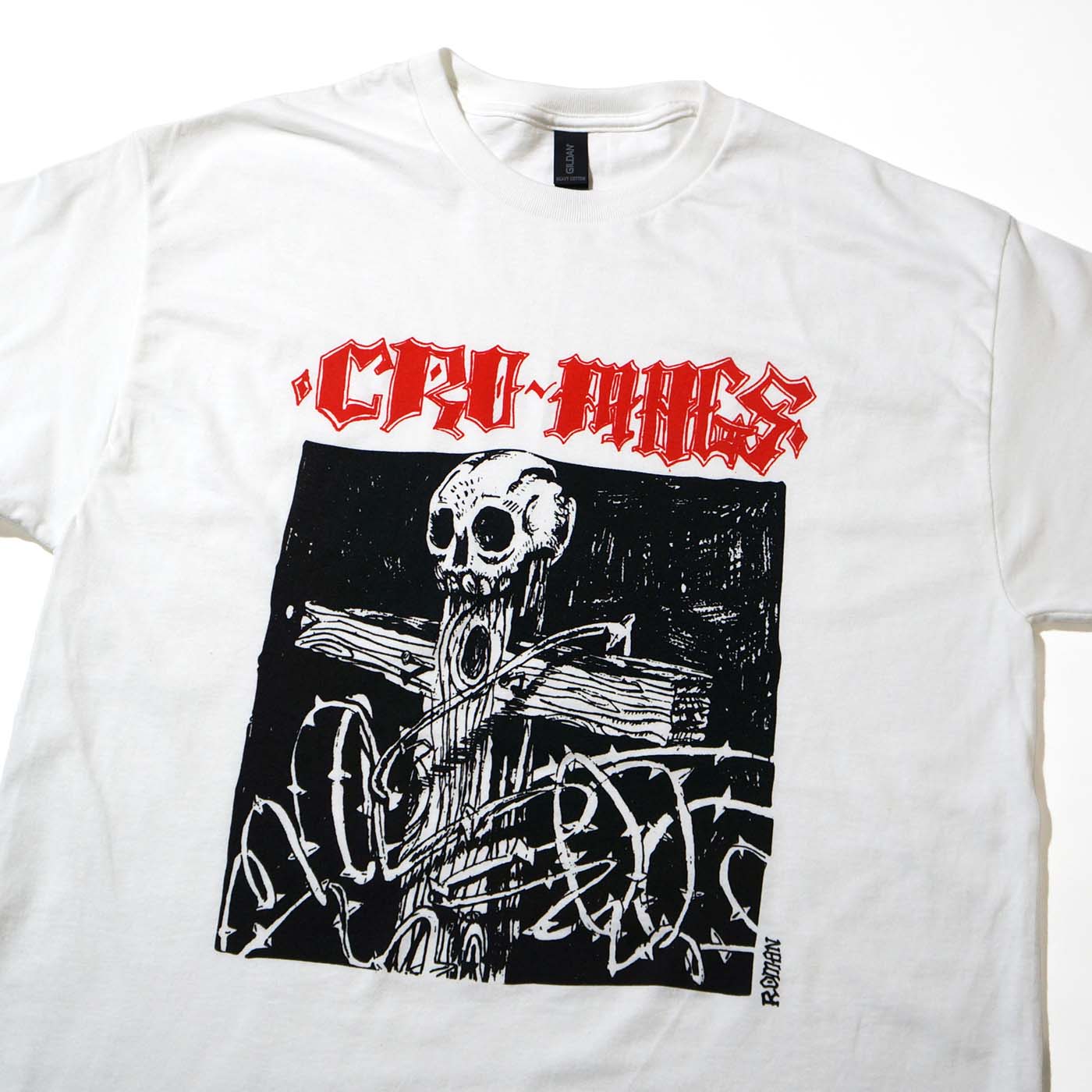CRO-MAGS Tシャツ Cross-White | OSOMALO バンドTシャツの通販
