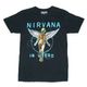 NIRVANA T����� In Utero Neon Blue Premium Carbon-Black
