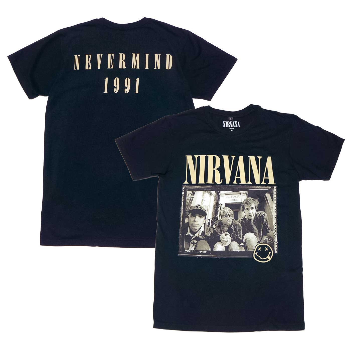 NIRVANA T����� Nevermind 91 Hotel Photo Premium Carbon-Black