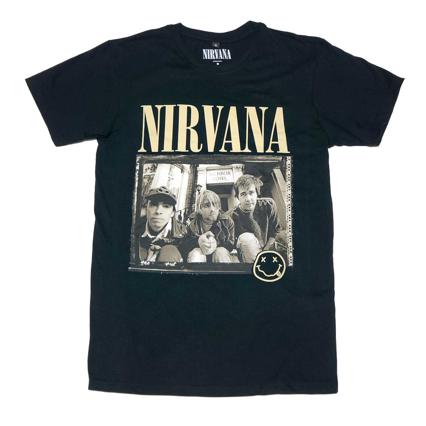 NIRVANA T����� Nevermind 91 Hotel Photo Premium Carbon-Black