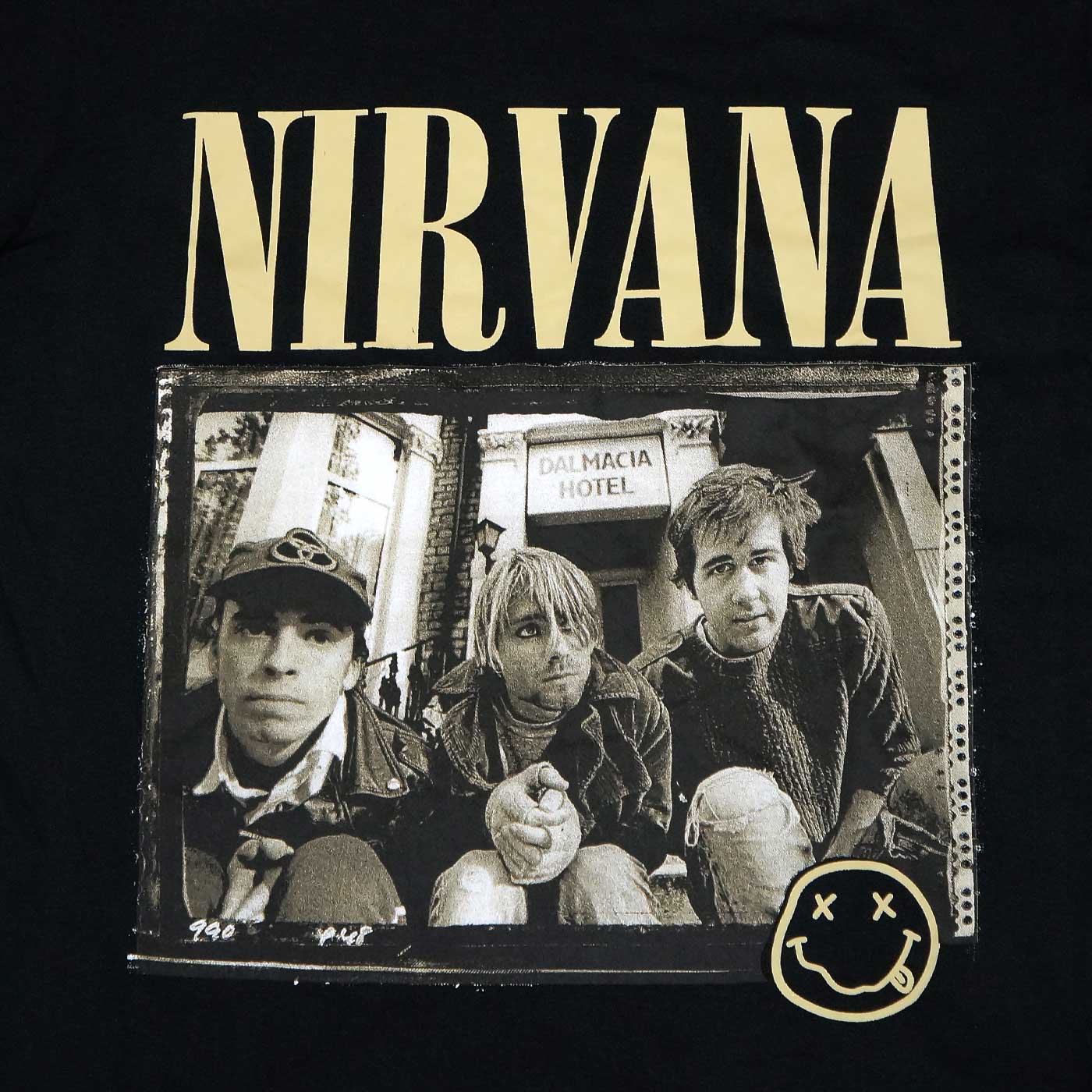 NIRVANA T����� Nevermind 91 Hotel Photo Premium Carbon-Black