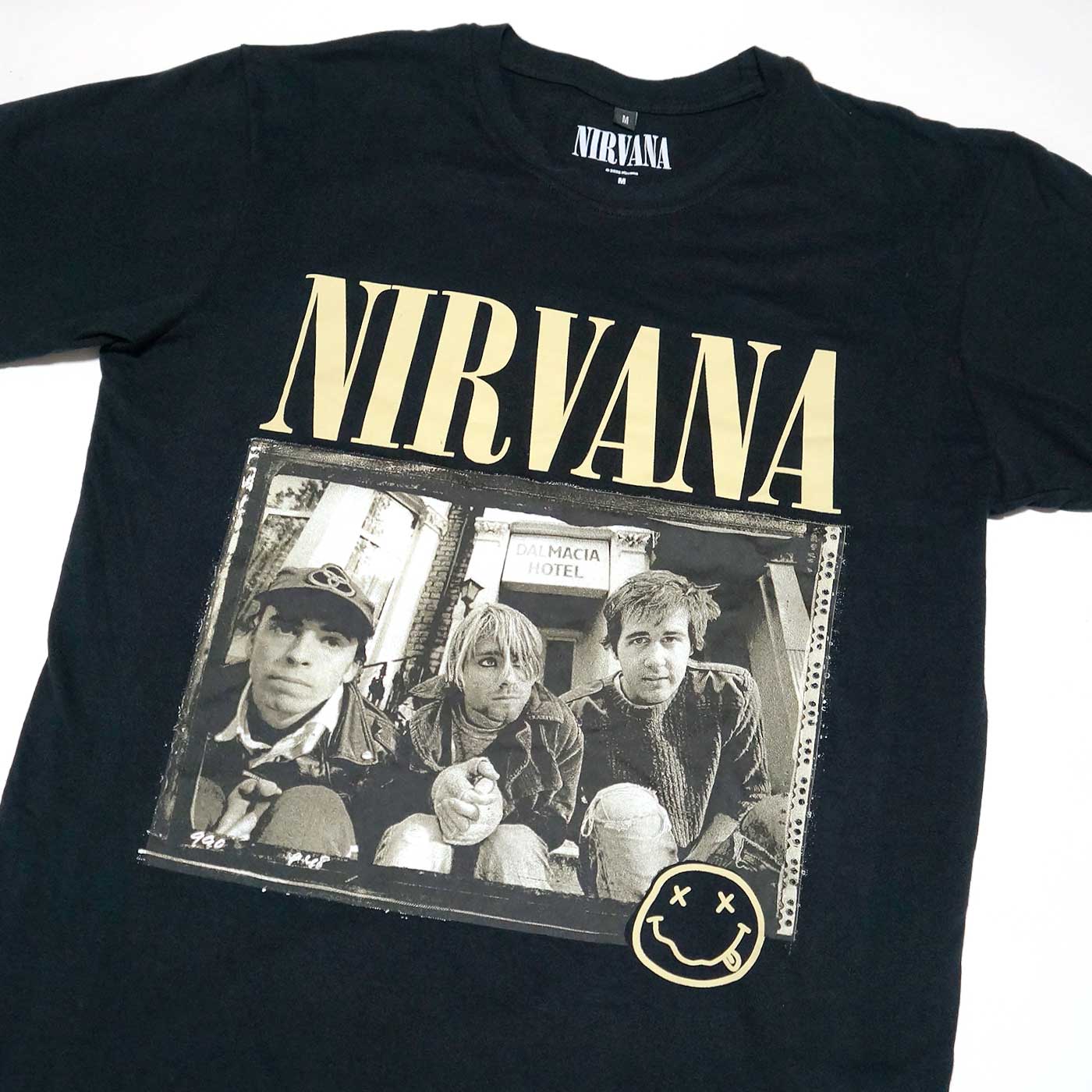 NIRVANA T����� Nevermind 91 Hotel Photo Premium Carbon-Black