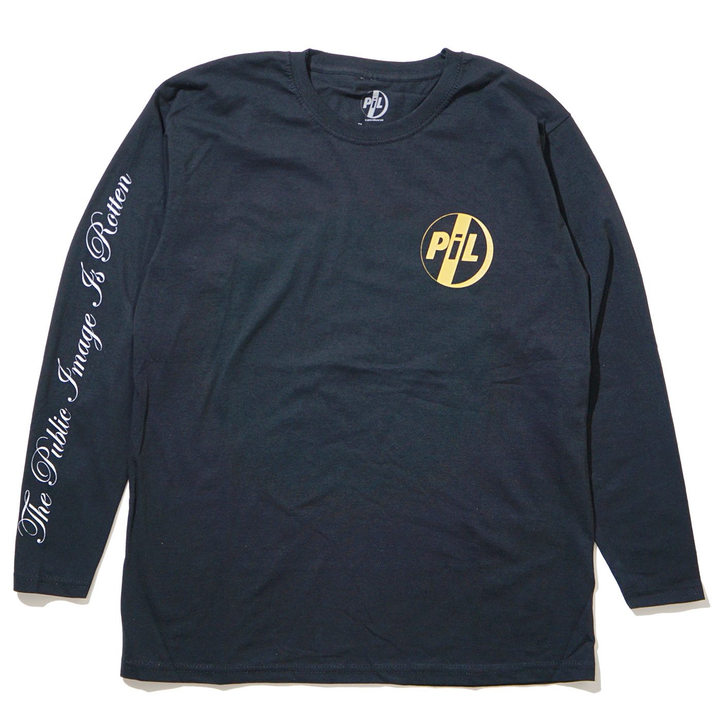 PIL ロングスリーブTシャツ The Public Image Is Rotten-Black