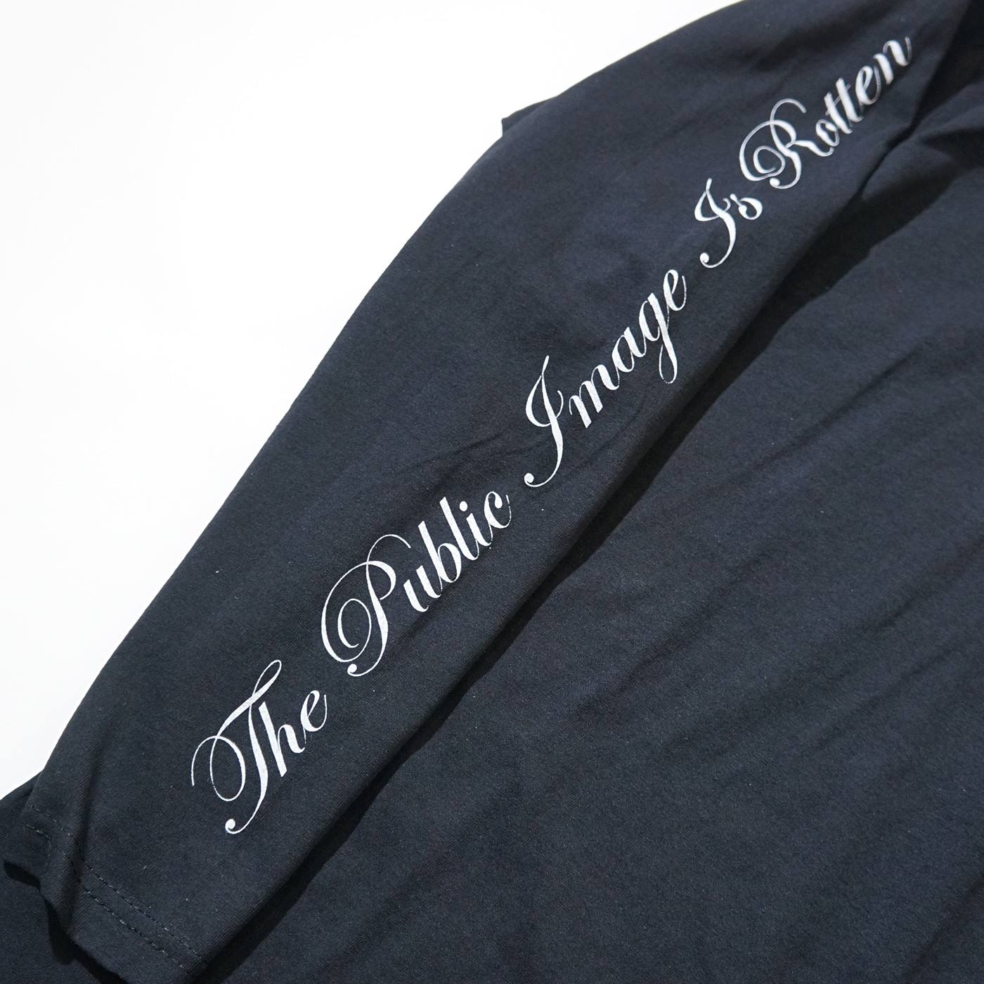 PIL ロングスリーブTシャツ The Public Image Is Rotten-Black