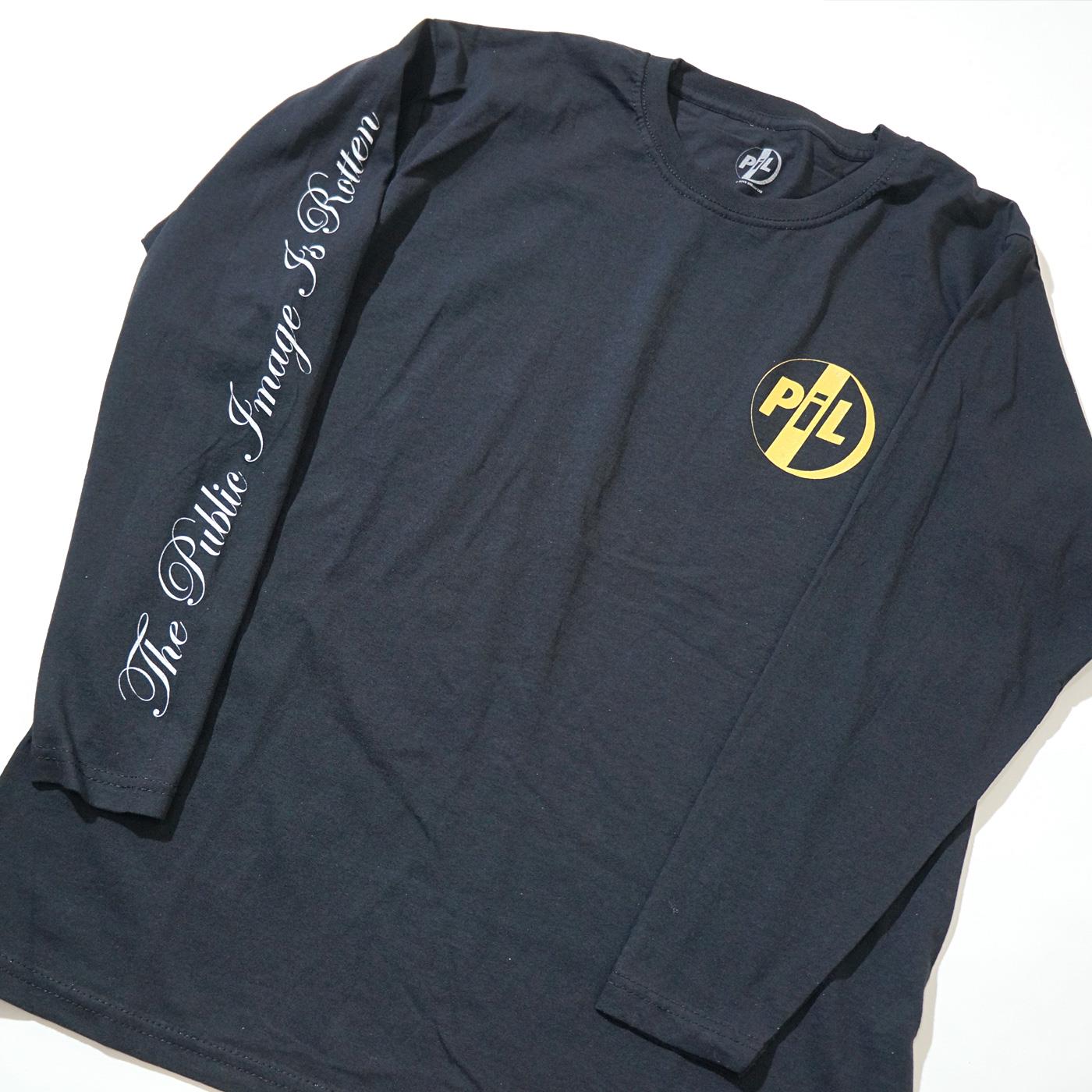PIL ロングスリーブTシャツ The Public Image Is Rotten-Black