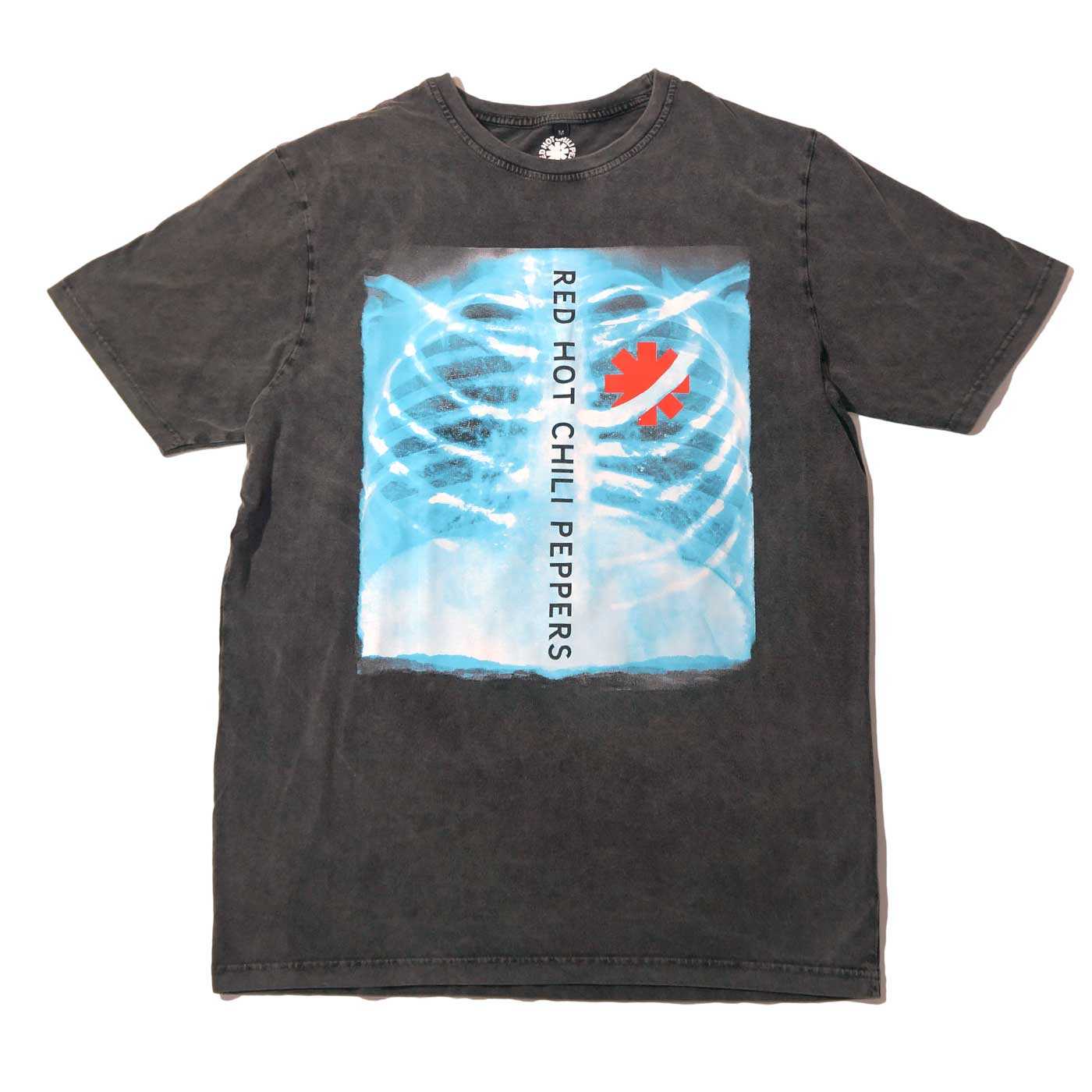 RED HOT CHILI PEPPERS Tシャツ グレー Red Hot Chili Peppers Tシャツ X-Ray ストーンウォッシュ-Grey