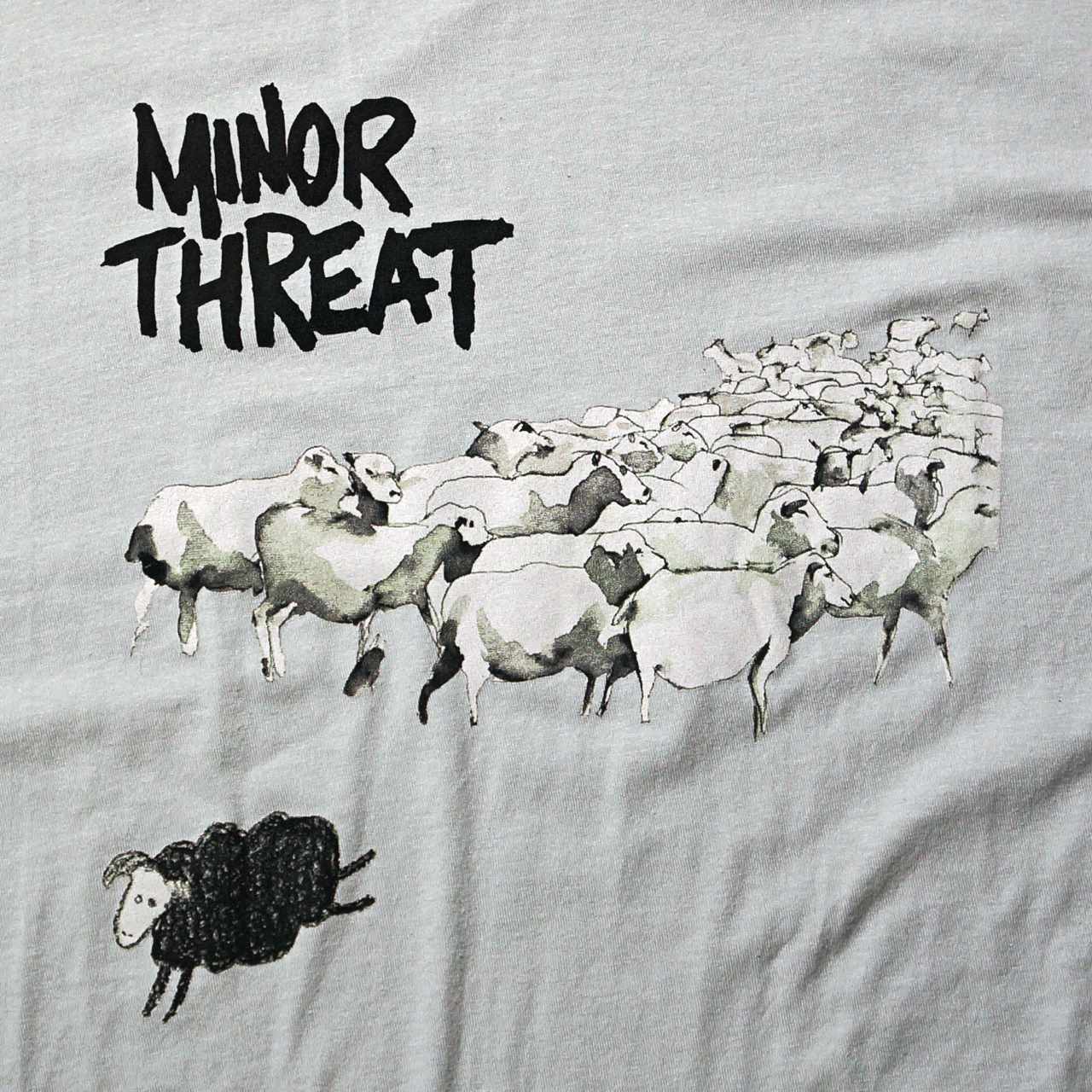MINOR THREAT Tシャツ シルクスクリーン ブート パンク