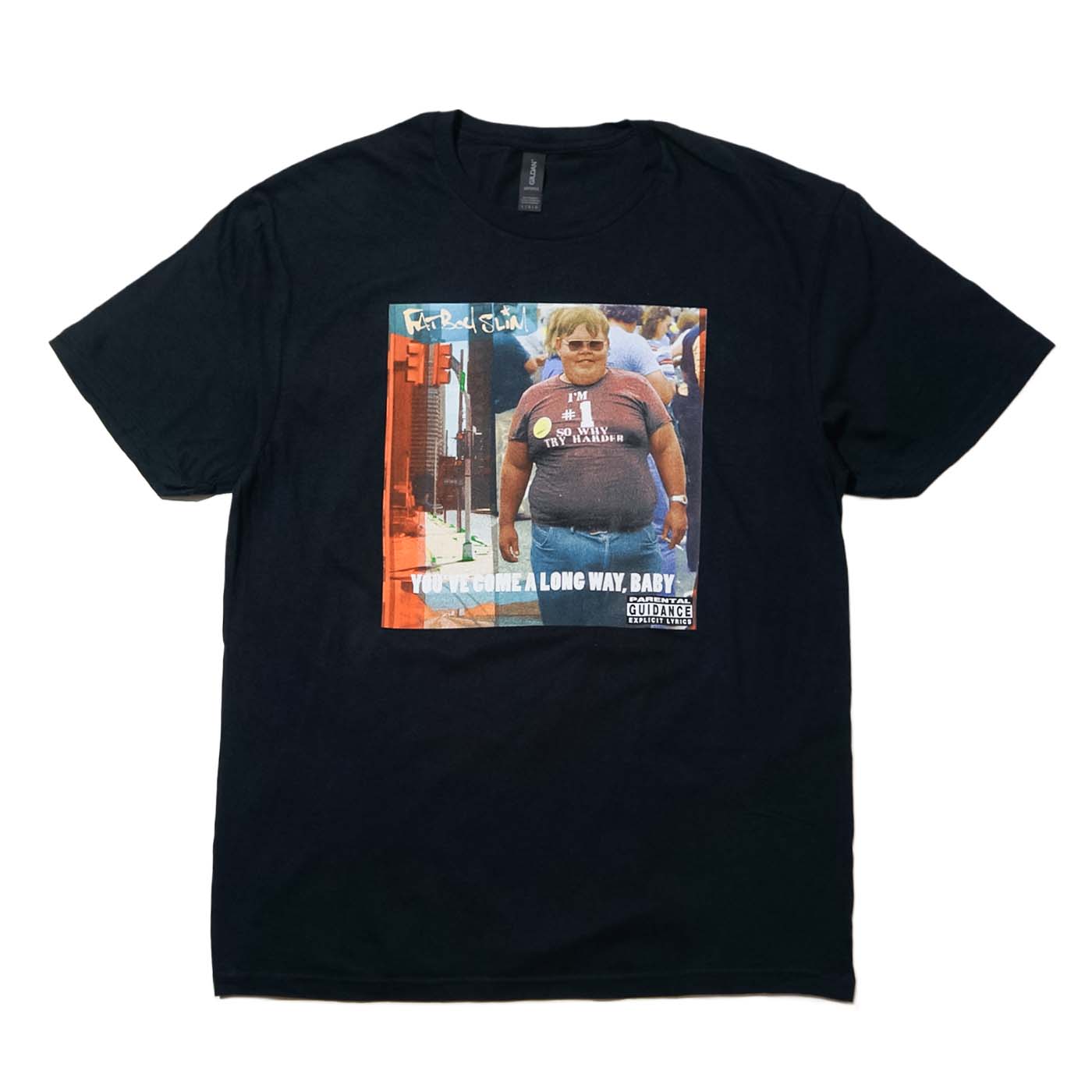 FATBOY SLIM Tシャツ You've Come A Long Way Baby-Black | OSOMALO