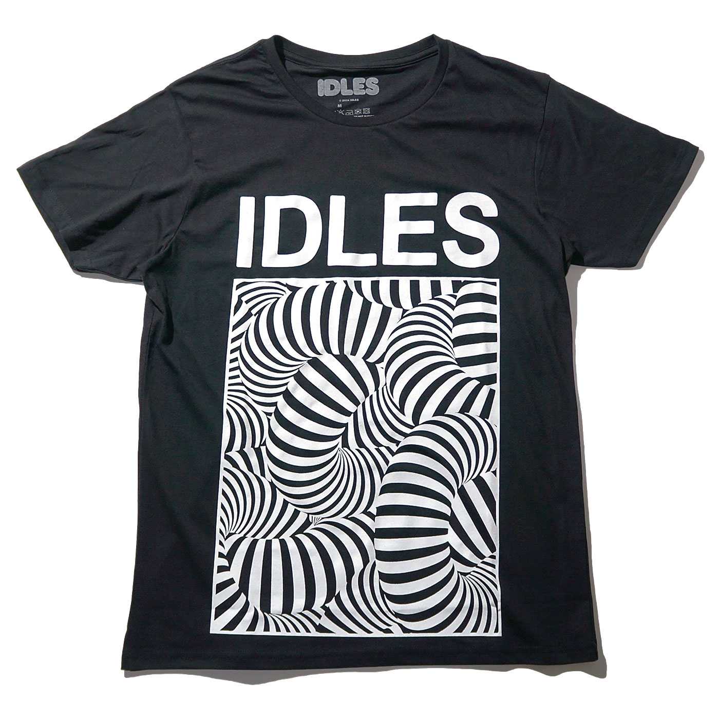 IDLES Tシャツ Psych Tubes-Black | OSOMALO バンドTシャツの通販