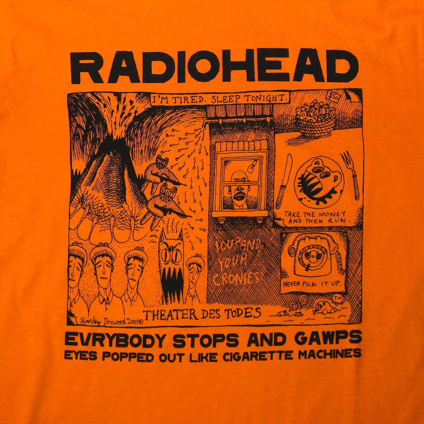RADIOHEAD ǥإå T T Gawps-Orange