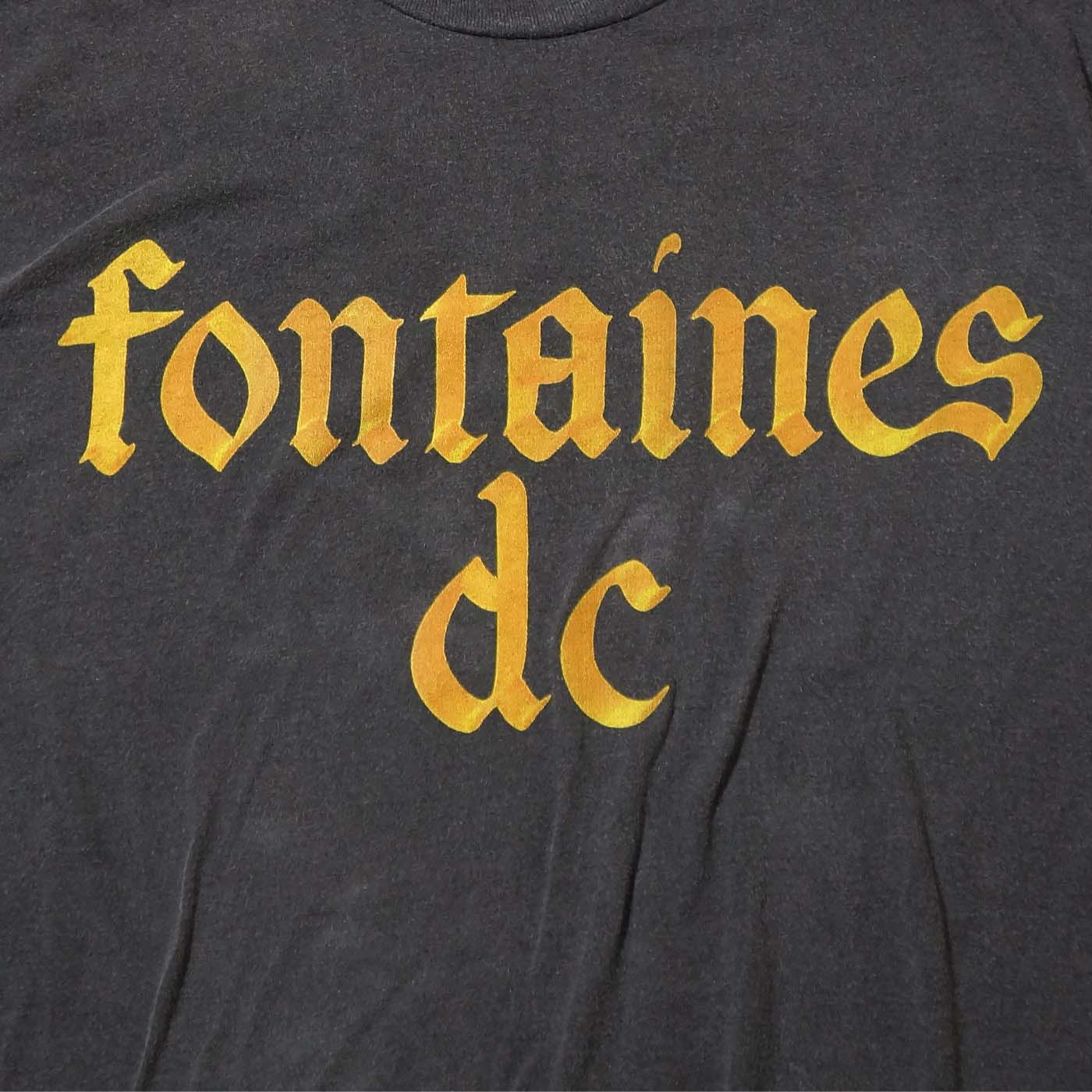 Fontaines D.C. T����� ���ȡ��󥦥��å��� Gothic Logo-Grey