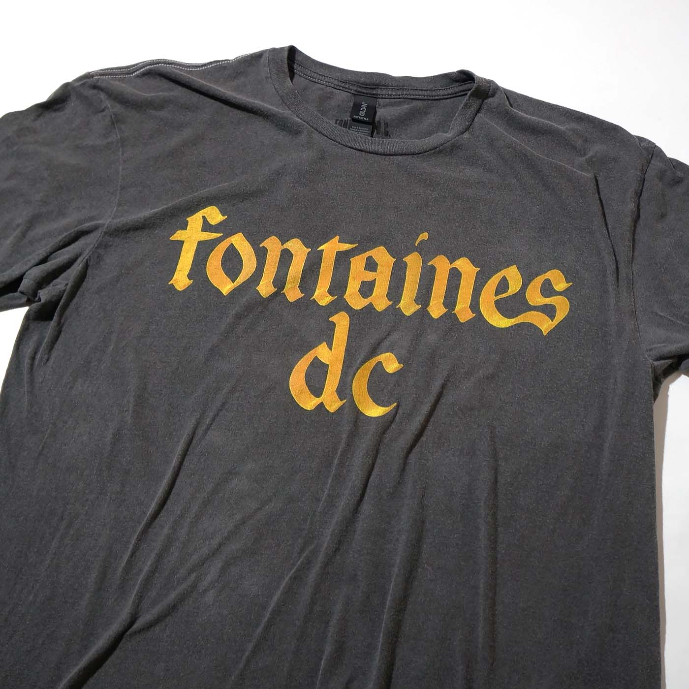 Fontaines D.C. T����� ���ȡ��󥦥��å��� Gothic Logo-Grey