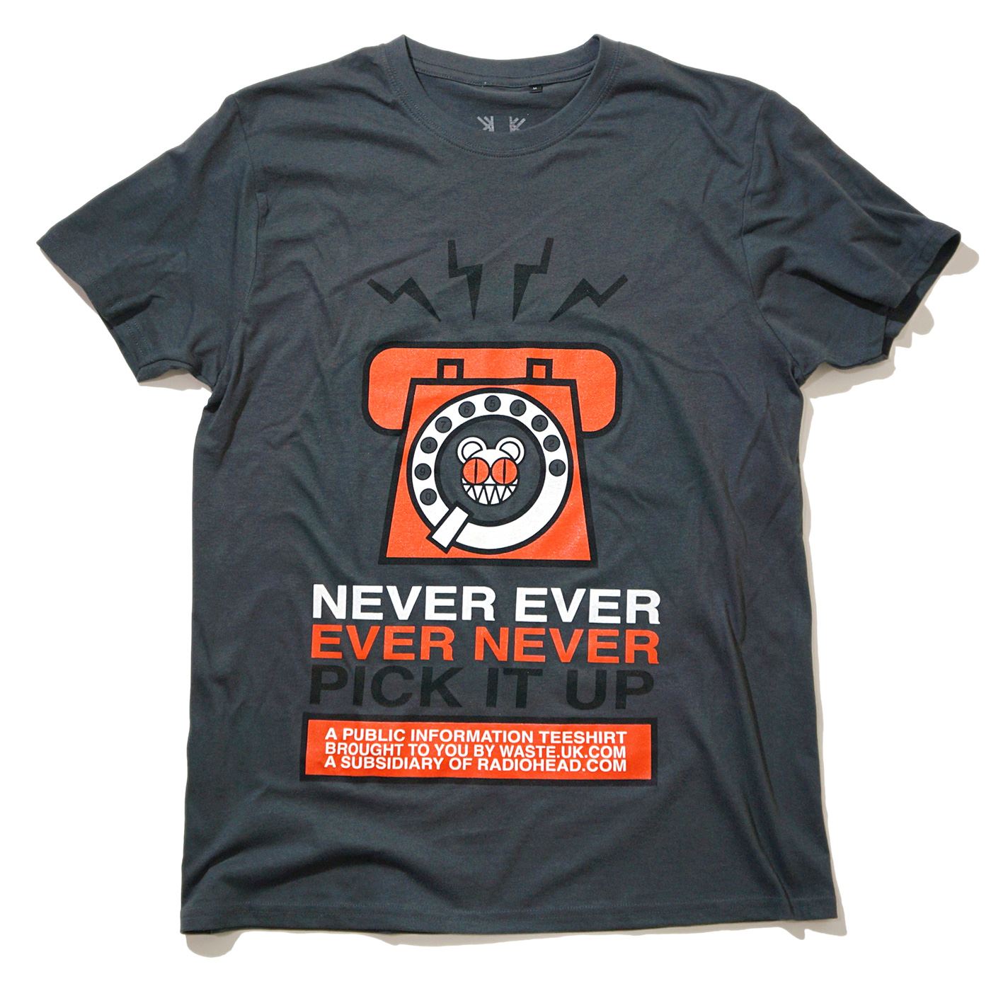 RADIOHEAD T����� Never Pick It Up-Grey