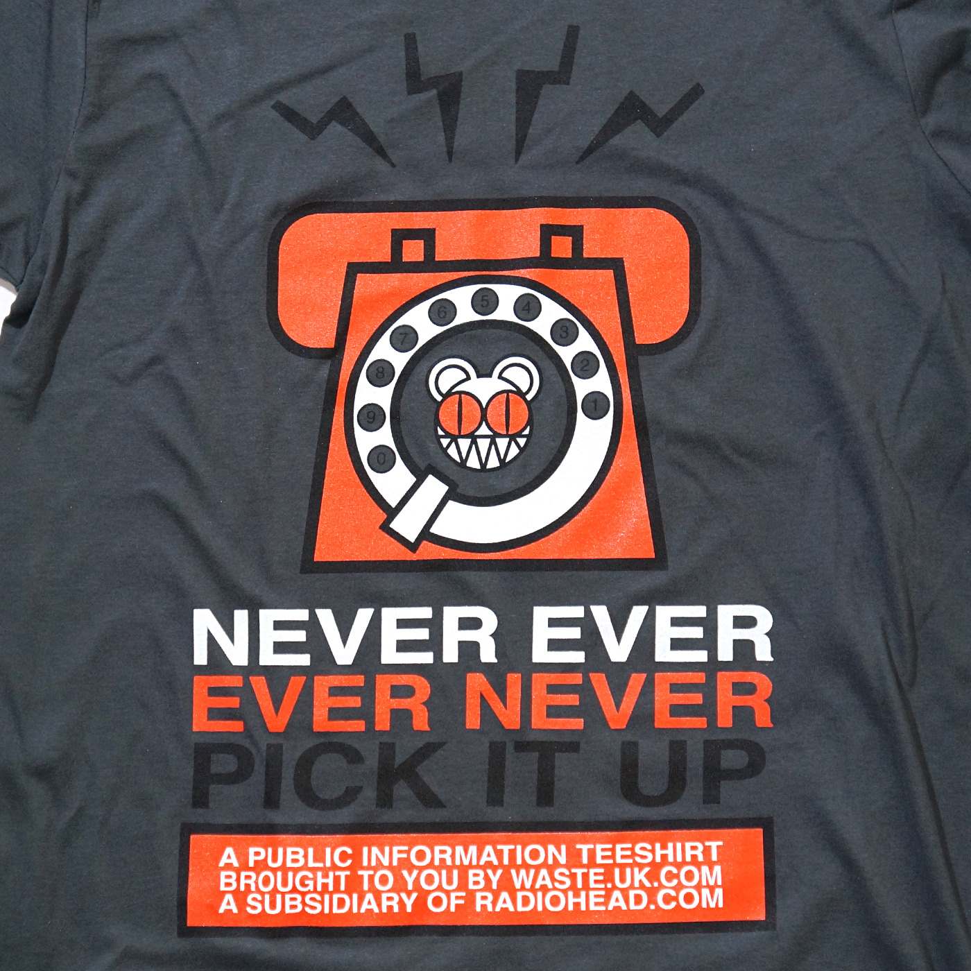 RADIOHEAD T����� Never Pick It Up-Grey