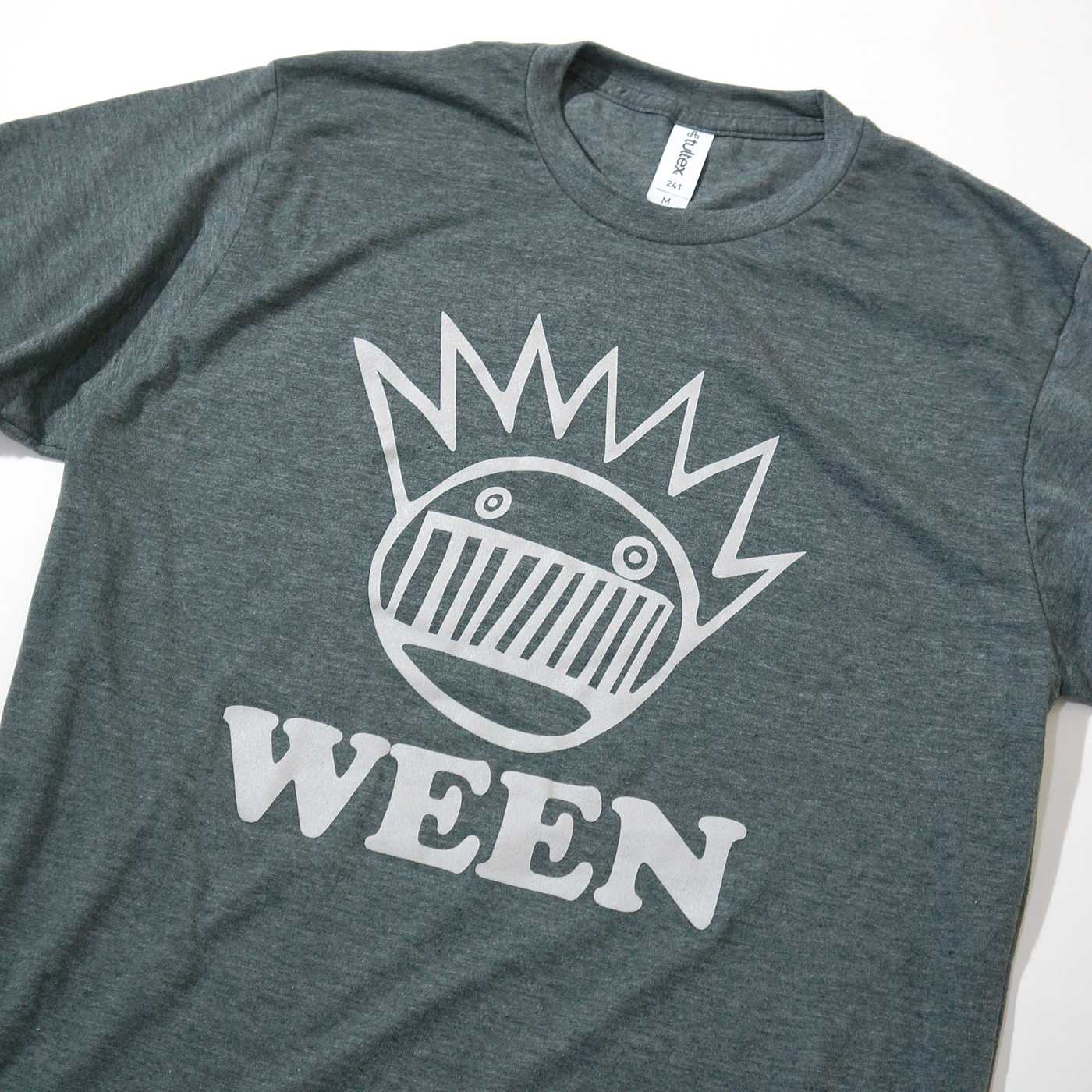 WEEN T����� Boognish Logo-Heather Charcoal