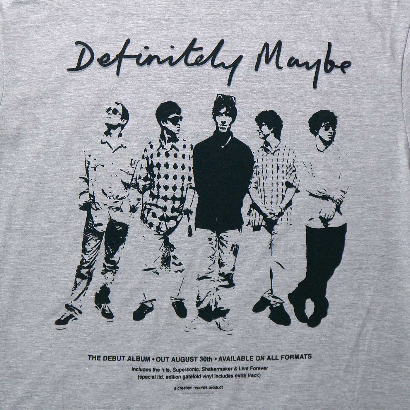 OASIS T����� Definitely Maybe Promo-Grey