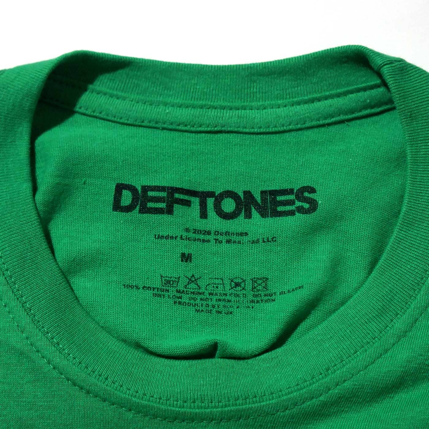 DEFTONES Tシャツ Private Music Mono-Green | OSOMALO バンドTシャツ
