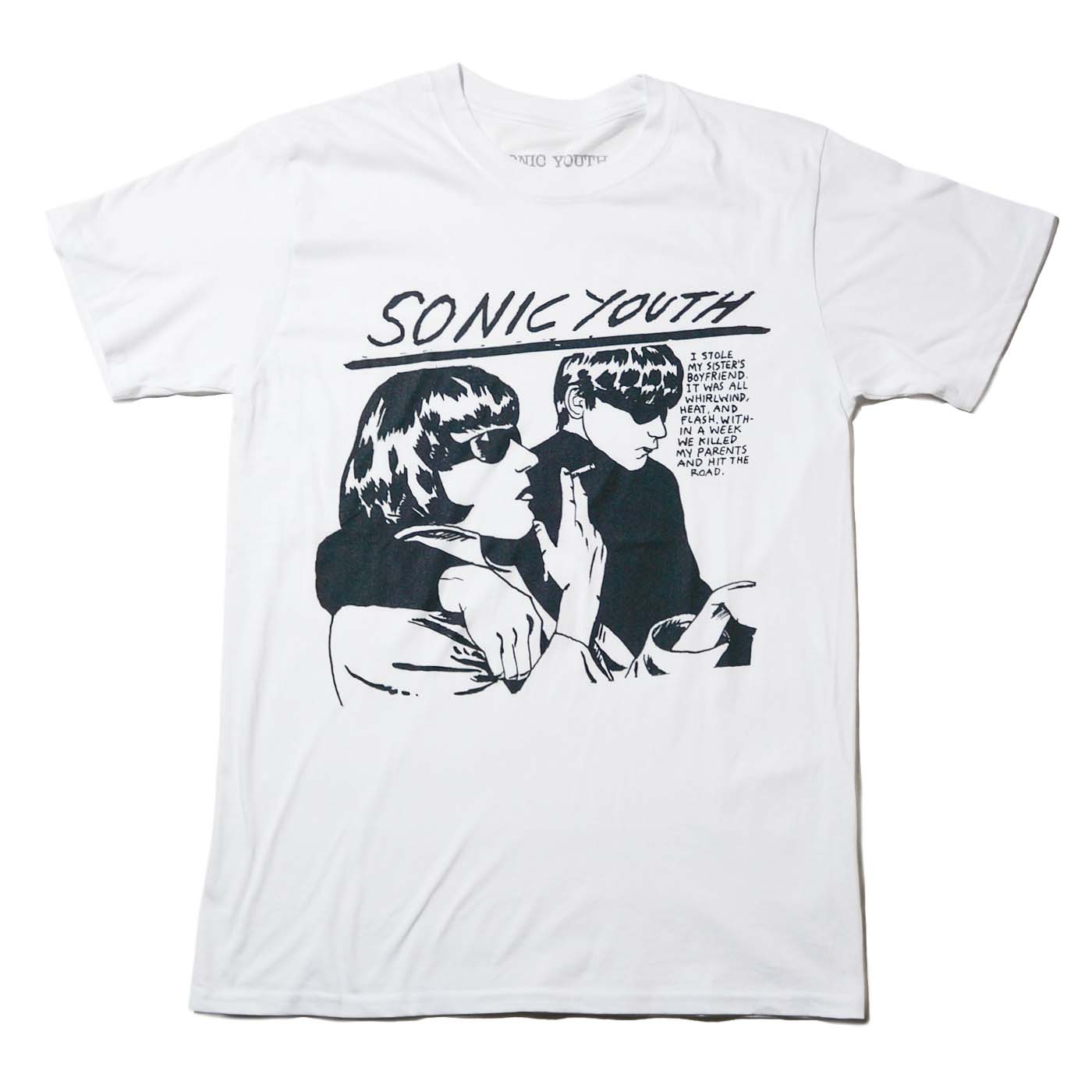 SONIC YOUTH Tシャツ Goo(UK)-White | OSOMALO バンドTシャツの通販