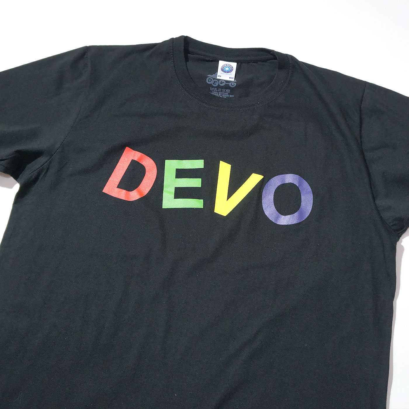 DEVO �ǥ������� T����� Logo -Black