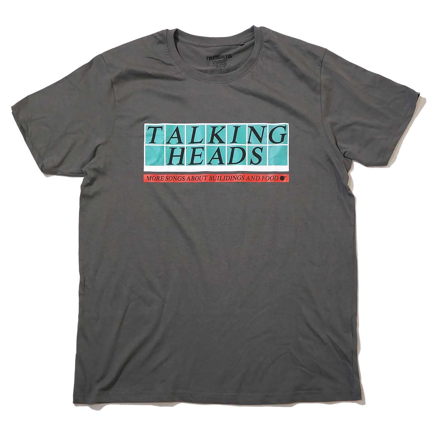 TALKING HEADS T Tiled Logo-Grey