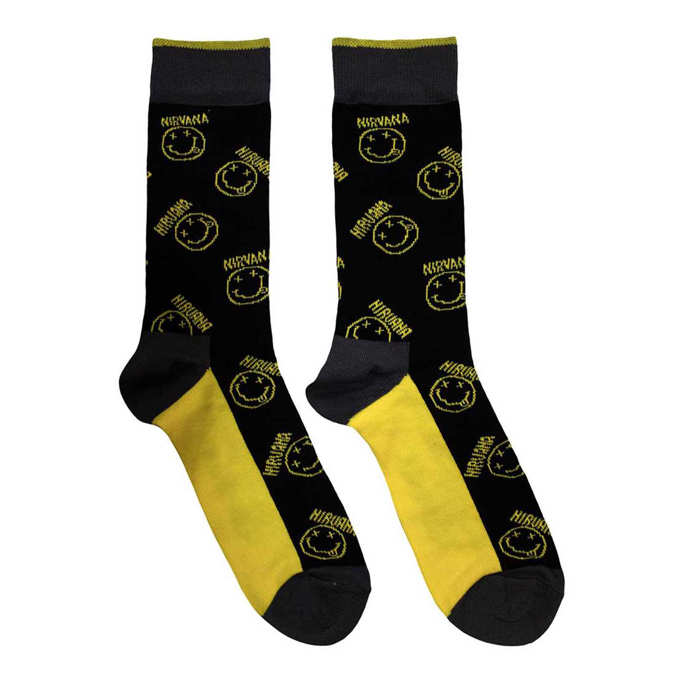 NIRVANA ���å��� Yellow Happy Face Pattern